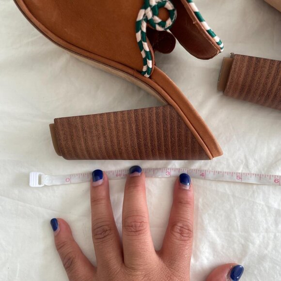 Tory Burch Open Toe 'Palisade' Mules (sz 5.5) - Picture 8 of 8